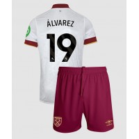 Fotbalové Dres West Ham United Edson Alvarez #19 Dětské Alternativní 2024-25 Krátký Rukáv (+ trenýrky)